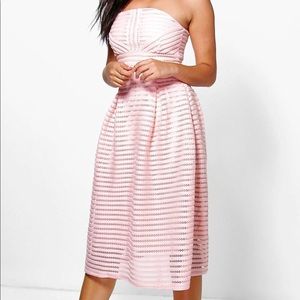 Blush Midi Skater Dress